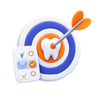 Dental paid search campaign goals icon